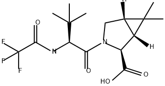 (1R,2S,5S)-3-((S)-3,3-二甲基-2-(2,2,2-三氟乙酰胺基)丁?；?-6,6-二甲基-3-氮雜雙環(huán)[3.1.0]己烷 -2-羧酸